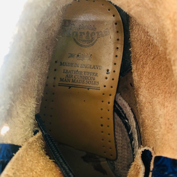 Vintage 1990’s Blue Alligator Dr. Martens Boots.Mint Condition. Made in England - Picture 10 of 14